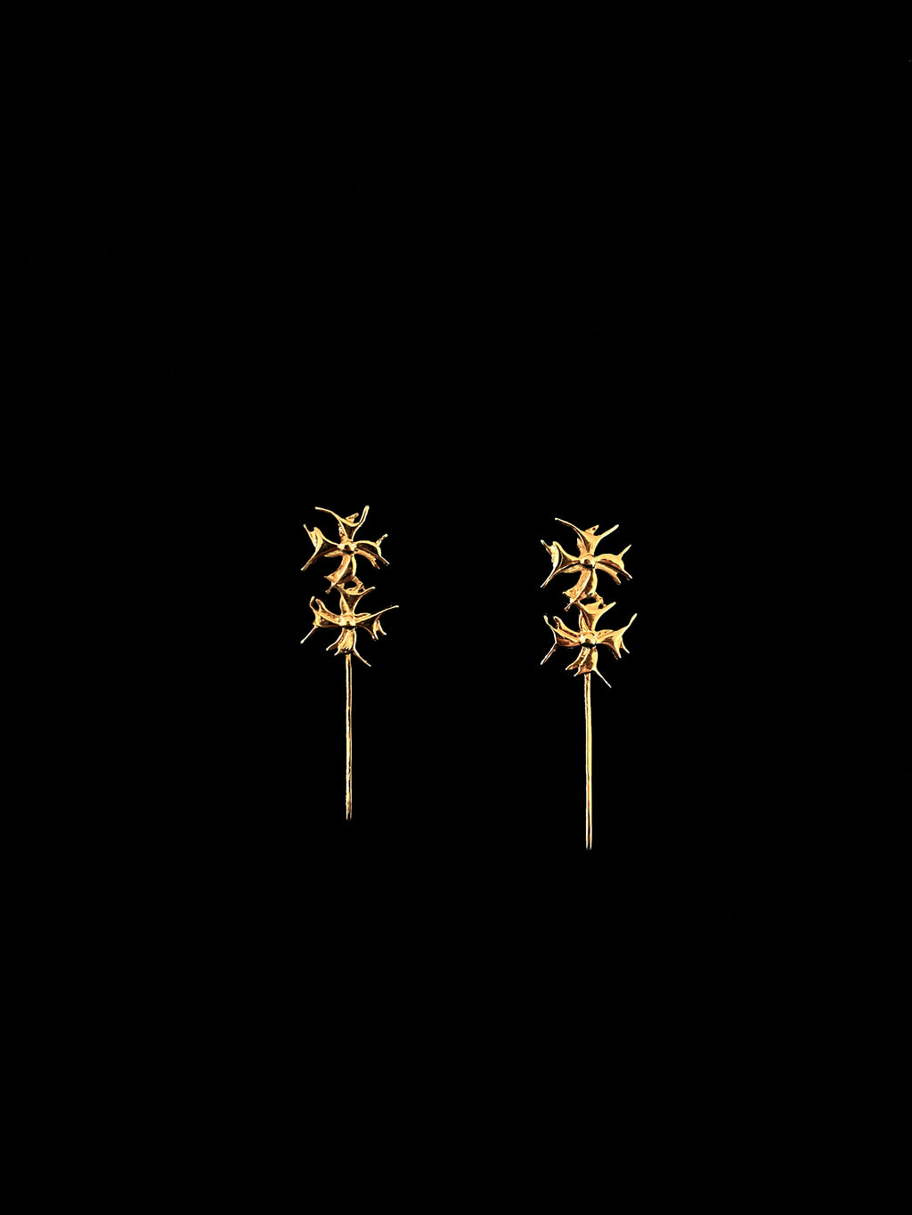 The Horse Mark Earrings detail
