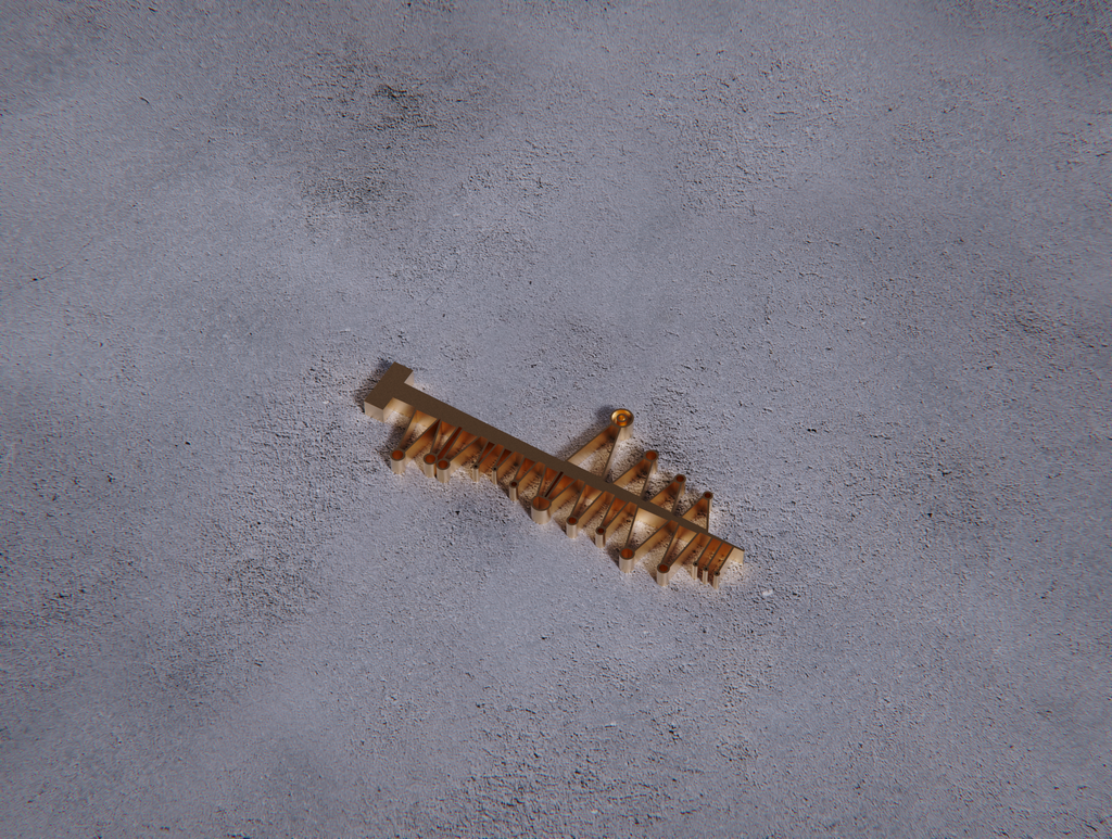 The Keyhole Spike Necklace