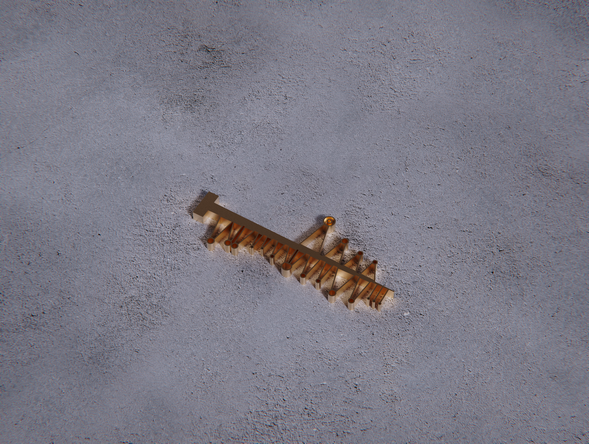 The Keyhole Spike Necklace