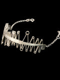 The Keyhole Bracelet, silver desert keyhole structure bracelet