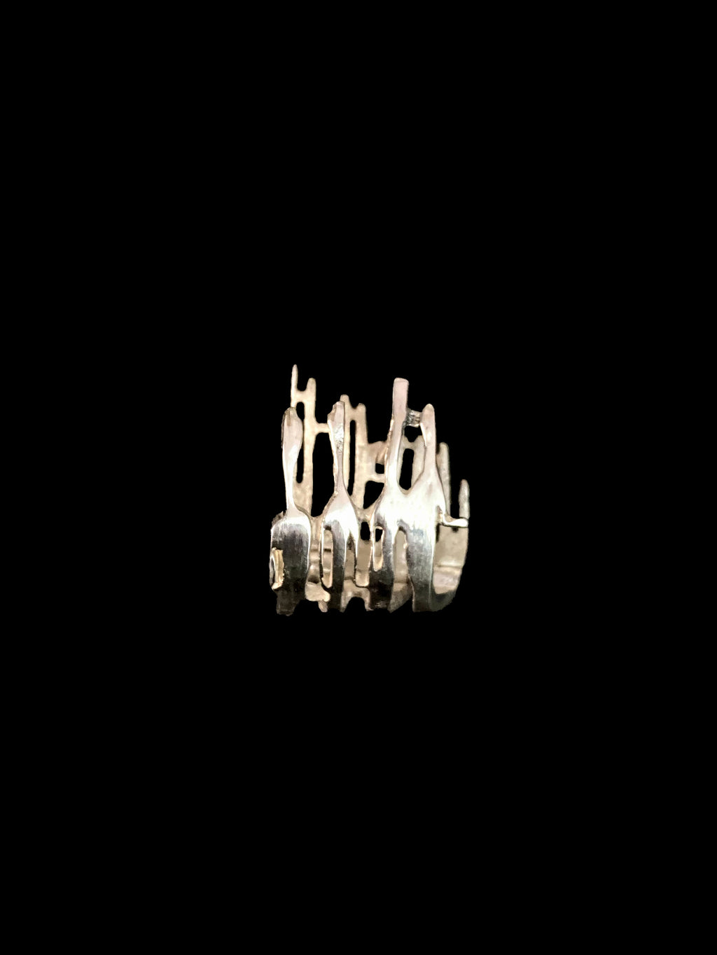 The Dance Earrings in gold-plated silver